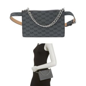 Michael Kors Gray Belt Bag
